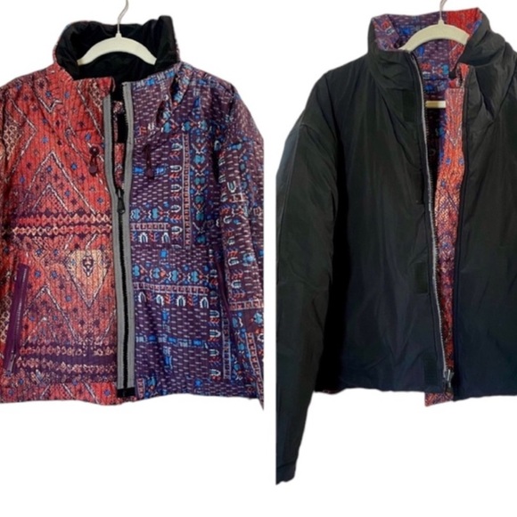 NWT Free People Movement Quilted puffer coat. Reversible. Zip up. Size S - Picture 5 of 9